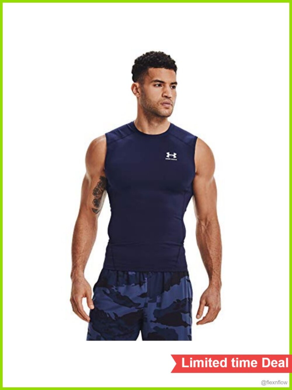 HeatGear Armour Sleeveless Compression Tank Top Men's Athletic